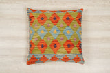 Decorative kilim CUSHION cover 17" x 17"