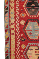 Antique Anatolian Tribal Kilim 10' x 6'10"