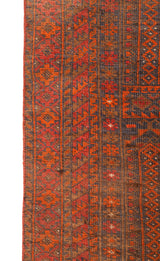 Vintage Baloch Tribal Rug 3'10" x 2'10"