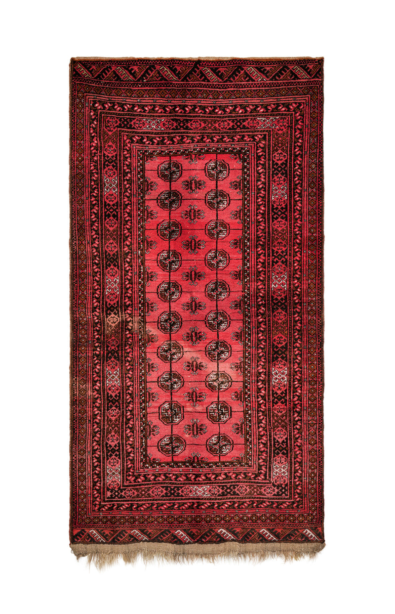 Vintage Turkmen Tekke Rug 6'2" x 3'5"