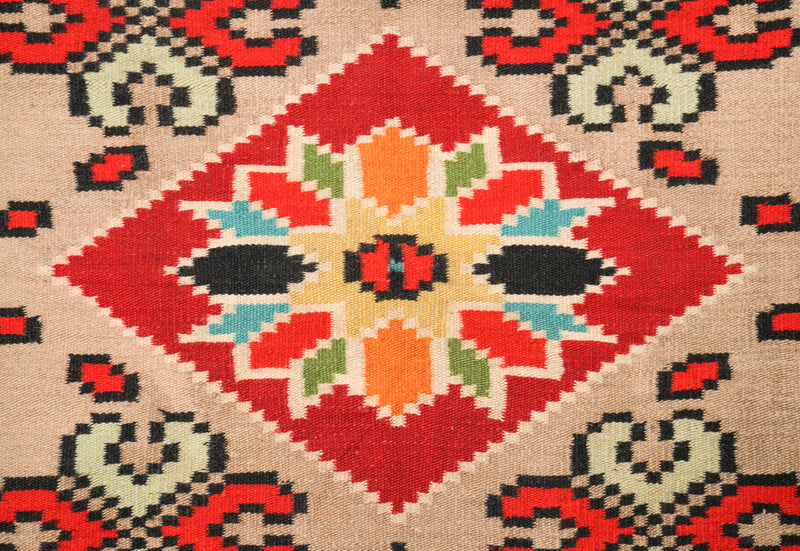 Vintage Scandinavian Kilim 5'3" x 3'2"