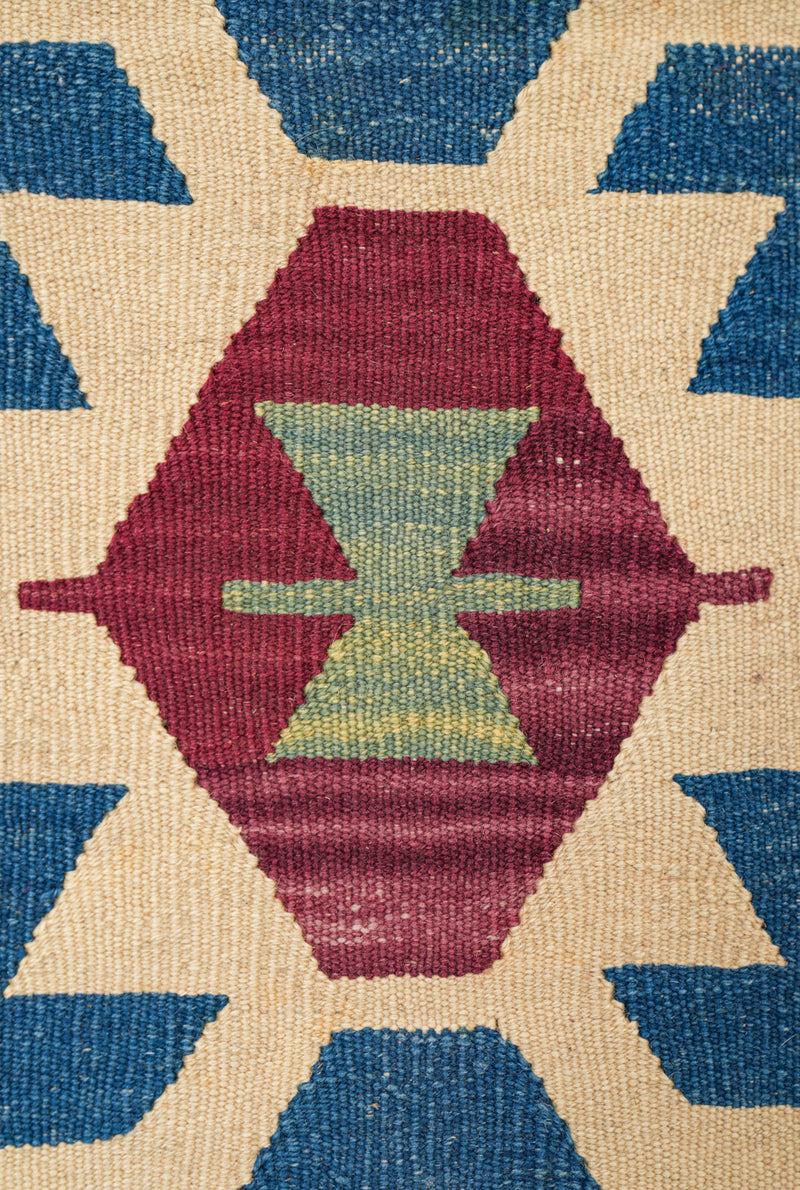 Vintage Turkish Tribal Kilim 3' x 2'