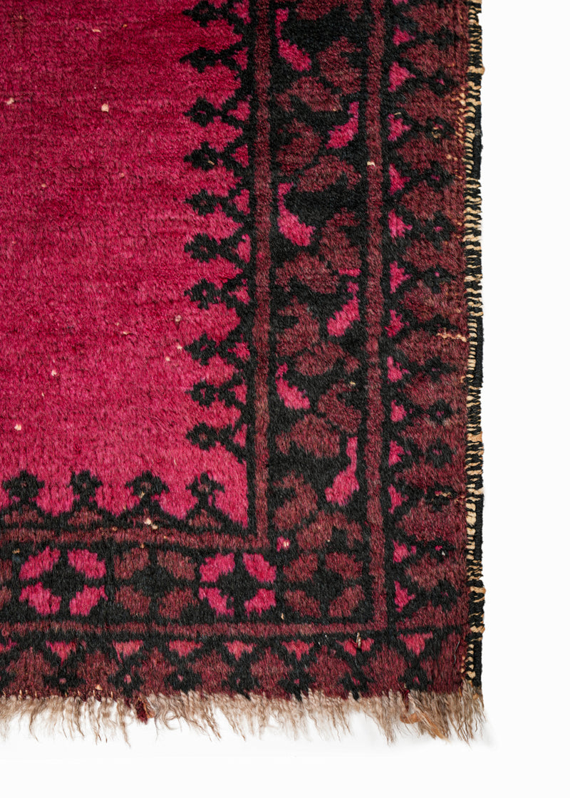 Vintage Afghan Tribal Rug 1'10" x 1'5"