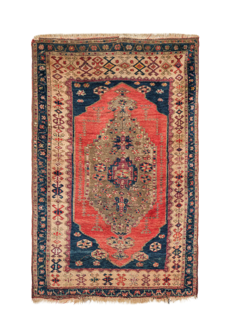 Antique Turkish Taspinar Rug 5'6" x 3'8"