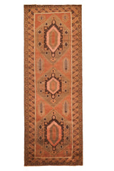 Vintage Turkestan Hallway Runner Rug 11'8" x 4'2"