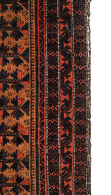 Antique baloch collector prayer rug 4'6" x 2'9"