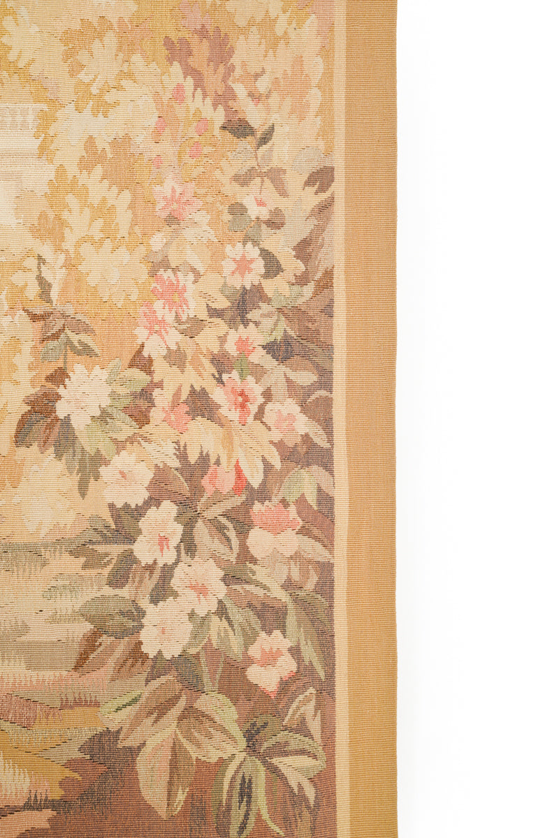 Vintage Forest Manor Tapestry 5'10" x 4'1"