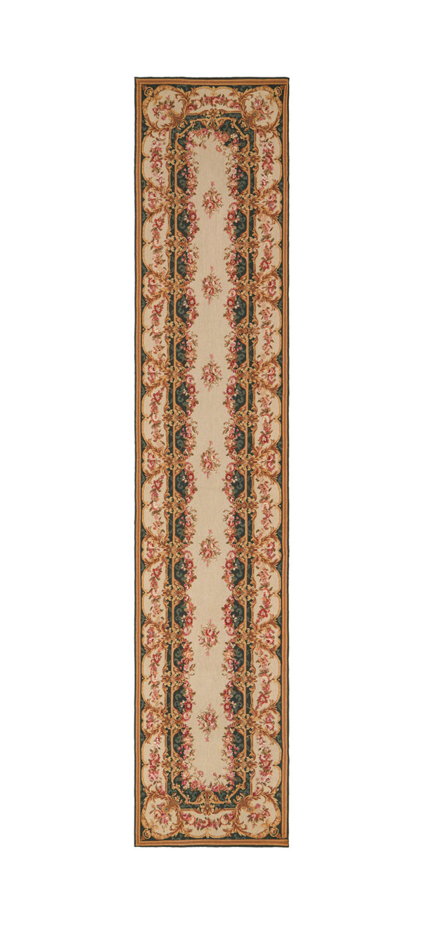 Vintage Oriental Hallway kilim 11'6" x 2'3"