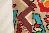 Vintage Scandinavian Kilim 5'3" x 3'2"