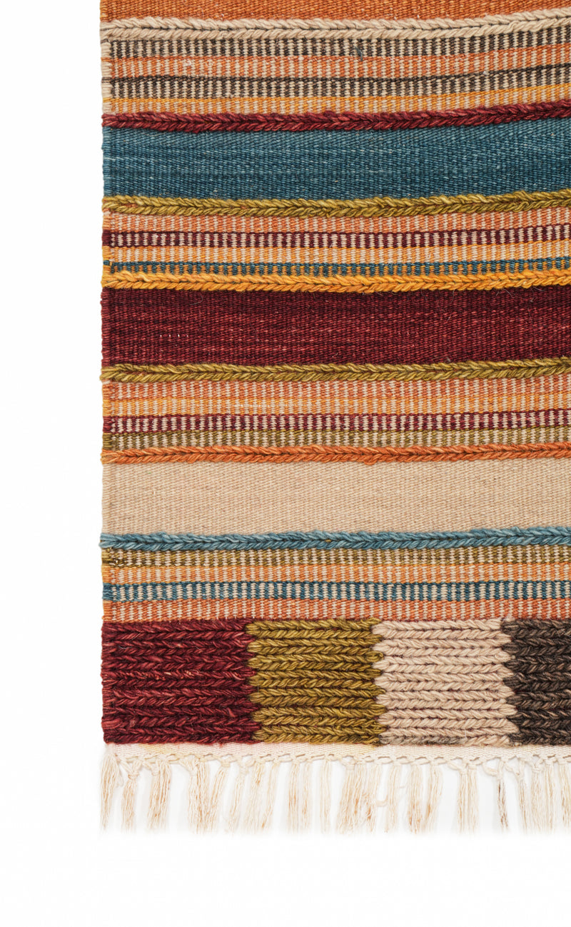 Vintage Scandinavian kilim 6' x 2'1"