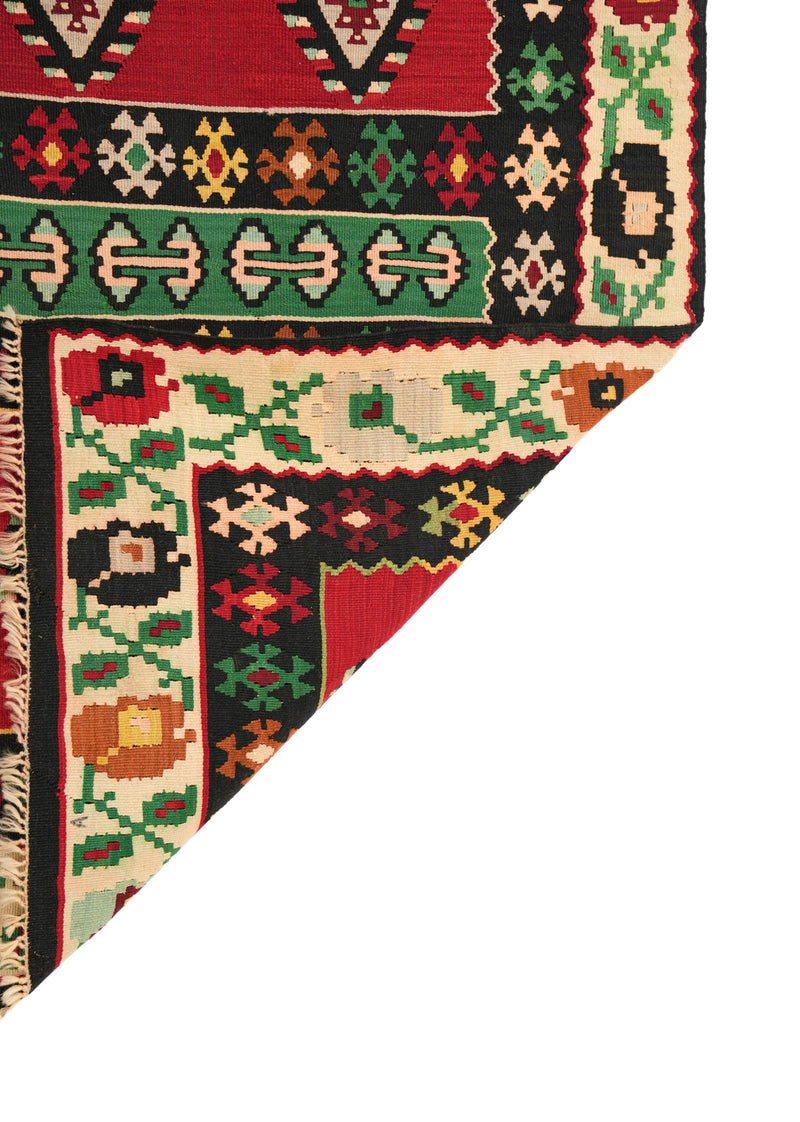 Vintage Balkan Kilim 6'4" X 3'3"