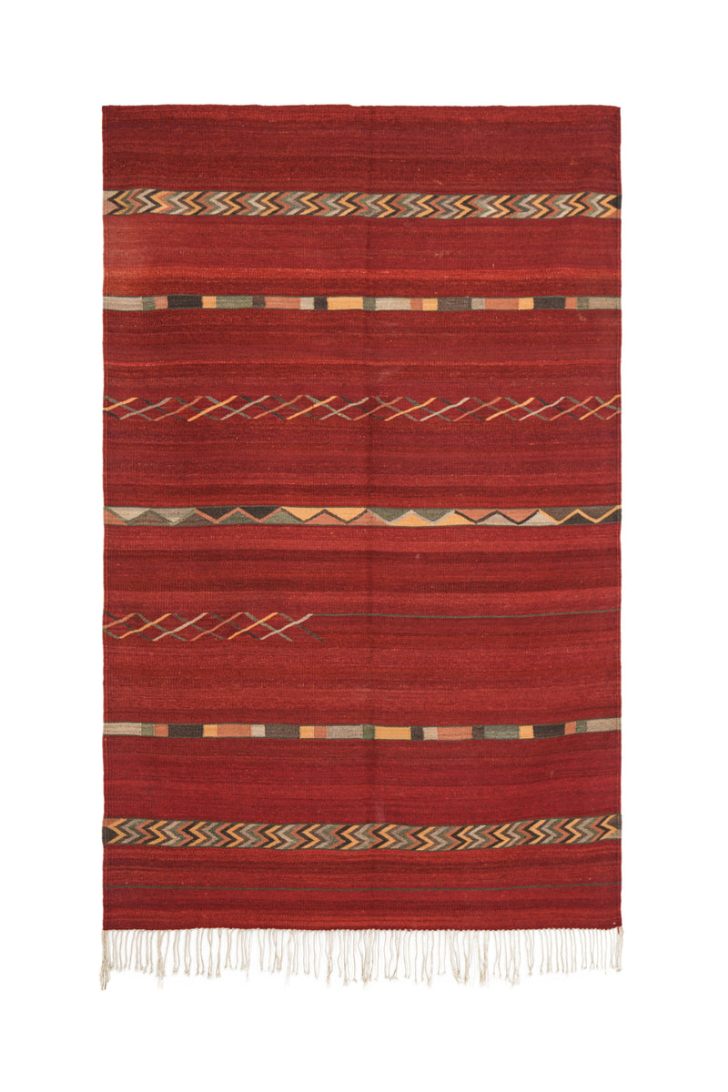 Vintage Anatolian Kilim 7'9" x 5'