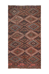 Antique Turkish Cecin Soumak kilim 10'2" x 5'2"