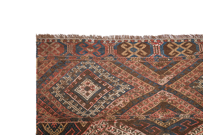 Antique Turkish Cecin Soumak kilim 10'2" x 5'2"