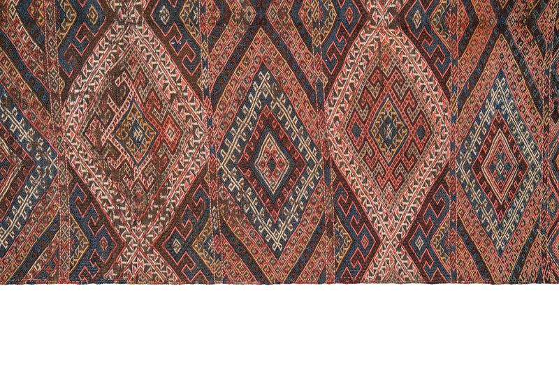 Antique Turkish Cecin Soumak kilim 10'2" x 5'2"