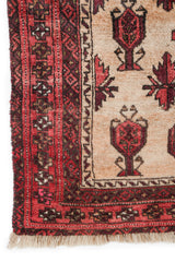 Vintage Baloch Prayer Rug 4'6" x  2'9"