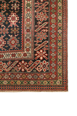 Antique Caucasian Shirvan Chichi Rug 5' x 4'2"