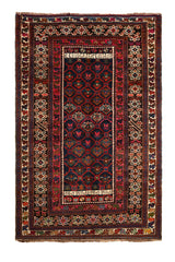 Antique Caucasian Chichi Rug 6'2" x 4'1"