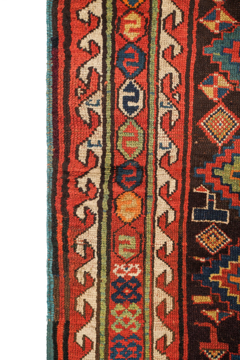 Antique Sauj Bulag Rug 8'3" x 4'4"