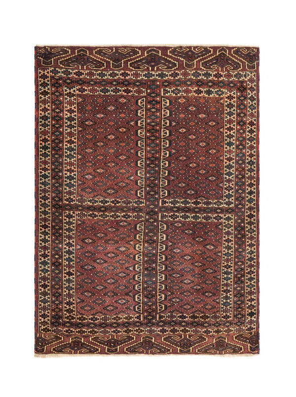 Antique Turkmen Hutchulu Rug 5'9" x 4'3"