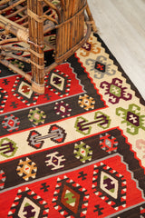 Vintage Balkan Kilim 6'6" X 3'4"