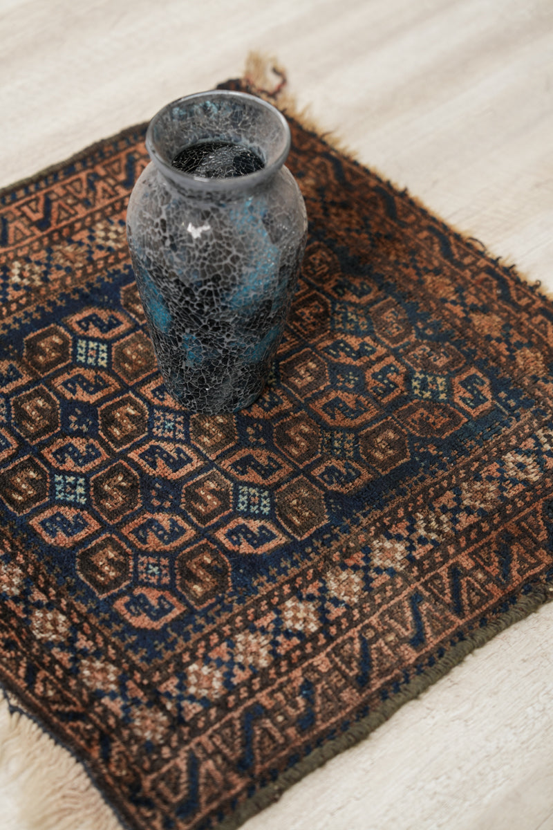 Vintage Baloch Rug 1'9" x 2'
