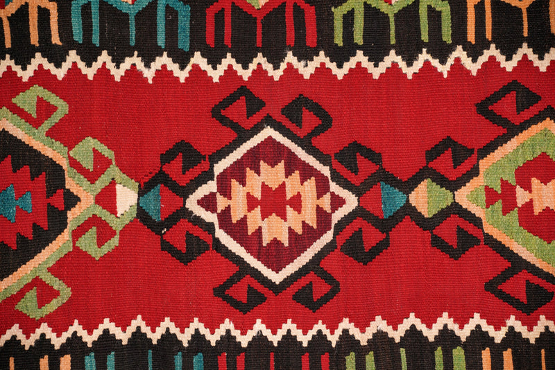 Vintage Sarkoy Kilim 9'3" x 3'