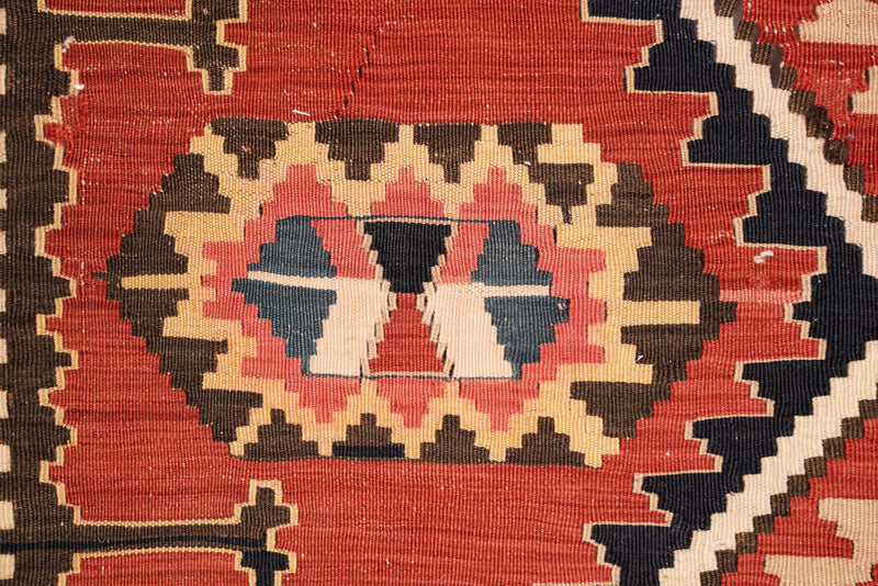 Antique Caucasian Shirvan Kilim 11' x 5'5"